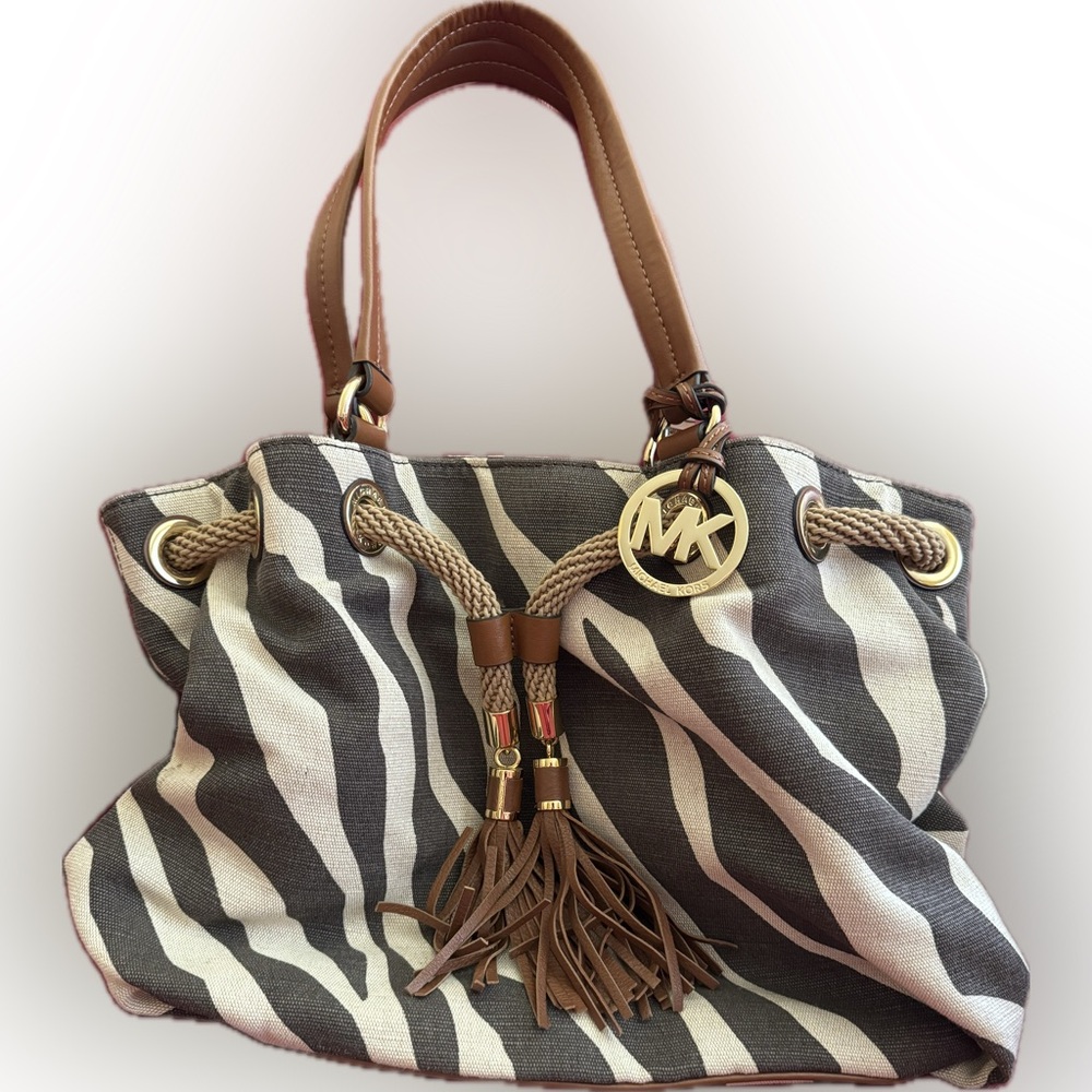 MICHAEL Michael Kors Zebra Print Purse